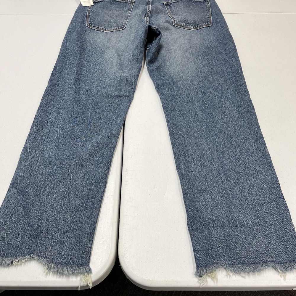 Lucky Brand Jeans 90s Loose High Rise Crop Denim Size 14/32 Baggy Y2K Casual - Picture 13 of 13